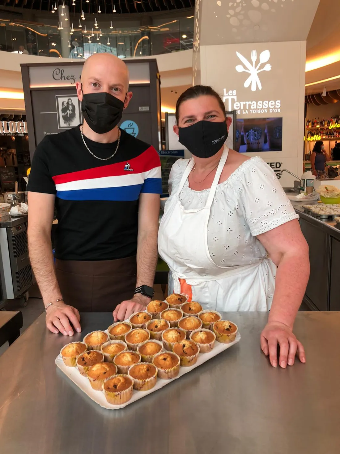 « Les cupcakes du cœur » étaient proposés ce week-end aux visiteurs de la Toison d'Or